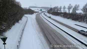 Neige : la circulation reste difficile sur la D 917 entre Arras et Lens - La Voix du Nord