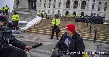 Scant turnout again at State Capitol under watch of large security presence