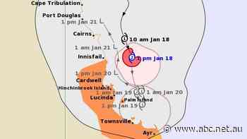 Tropical Cyclone Kimi intensifies to category two with warnings extended to Bowen