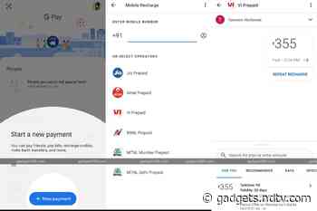 How to Do Mobile Recharge via Google Pay - Gadgets 360