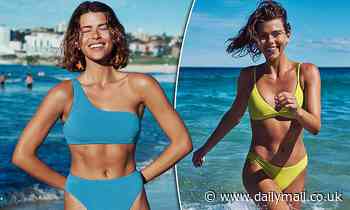 Georgia Fowler shows off her incredible bikini body as she models for Seafolly