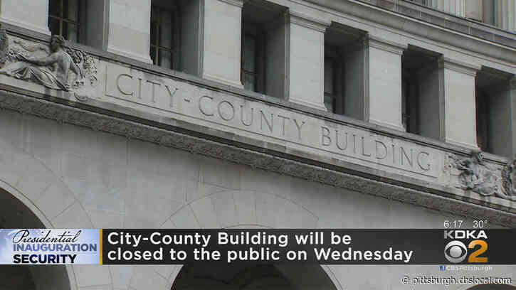 Certain Offices In Pittsburgh City-County Building To Be Closed To The Public On Inauguration Day
