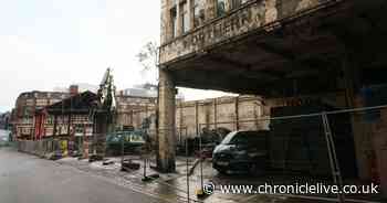 A last look at Newcastle's Worswick Street bus station - it's under demolition