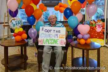 Care home celebrates vaccination against coronavirus
