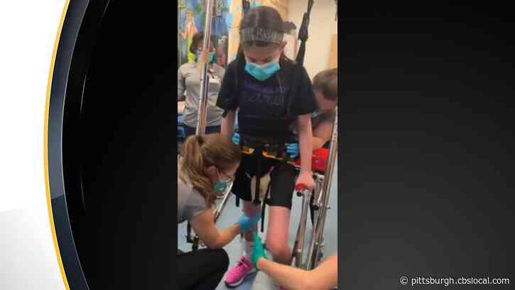 UPLIFTING: Mary Maloney Begins Taking Steps On Her Own As She Recovers From Rare Spinal Stroke