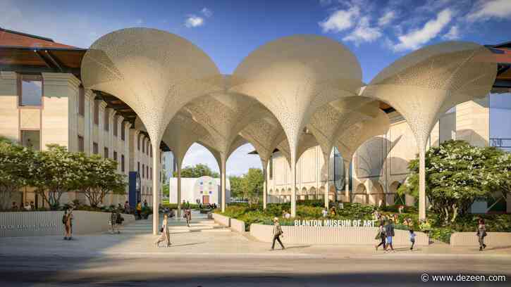 Snøhetta plans petal-shaped canopy for Blanton Museum of Art at University of Texas