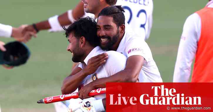 India win fourth Test to claim series against Australia – live!