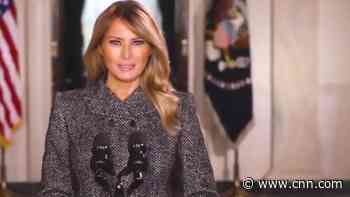 Melania Trump releases farewell message
