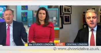 Raging Piers Morgan takes on MP over 'worst death rate in world'