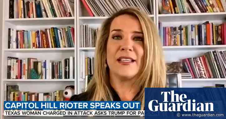 I feel like a martyr: Capitol rioter says she was following orders of Trump – video