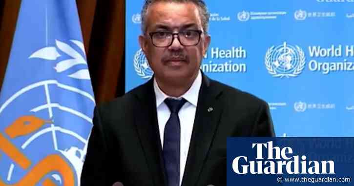 Vaccine inequity puts world on brink of 'catastrophic moral failure', says WHO chief – video