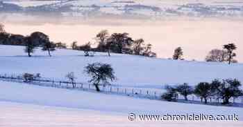 Heavy rain could turn to snow in Northumberland as weather warning is issued