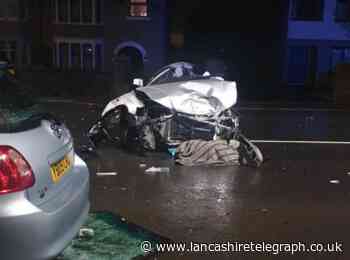 Police face conduct investigation and launch appeal for witnesses after Burnley crash leaves 26-year-old in hospital