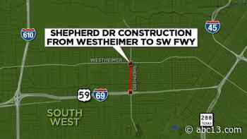 Houston traffic: 2-year long construction project coming to Shepherd Drive - KTRK-TV