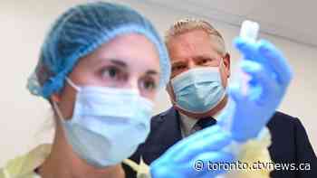 Ontario premier blasts Pfizer following news of COVID-19 vaccine shortage
