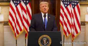 Trump delivers farewell speech in video posted ahead of Biden's inauguration     - CNET