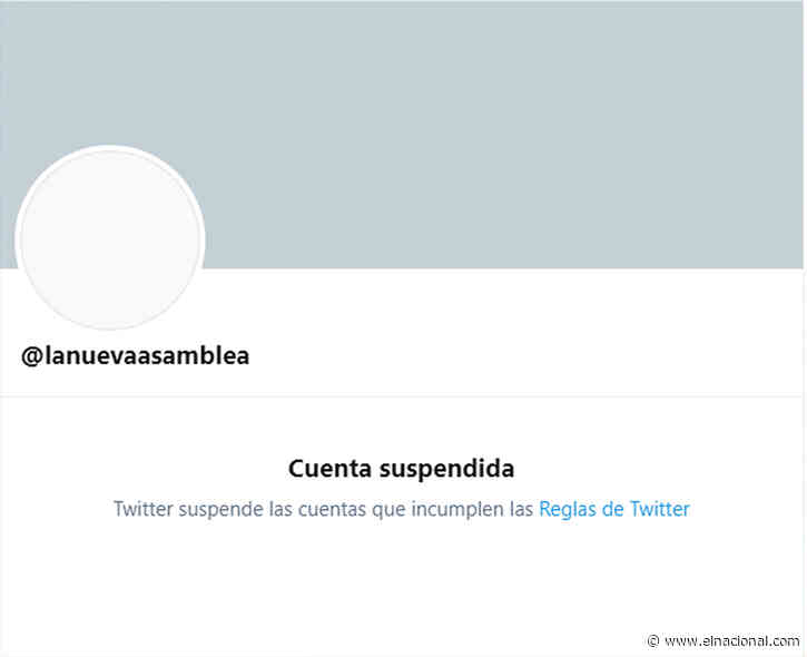 Twitter suspendió la cuenta del Parlamento chavista