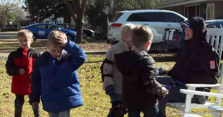 Man with Dementia Befriends Day Care Kids Who Visit Him Every Day