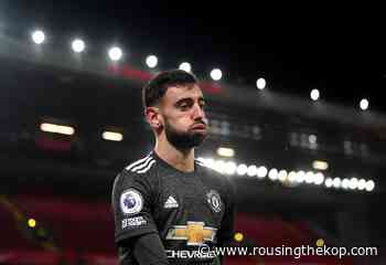 Just 33 passes and 60% accuracy; Liverpool suffocated Bruno Fernandes - Rousing The Kop - Liverpool FC News