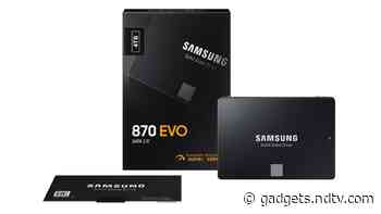 Samsung 870 Evo SATA SSD With Up to 560MBps Read Speeds, Up to 530MBps Write Speeds Launched