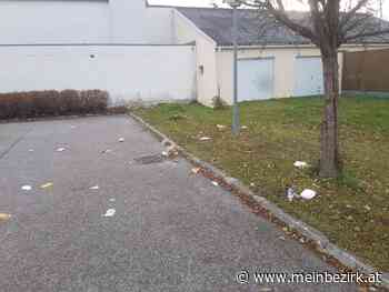 Die Leute feiern versteckt: Sauerei bleibt am AKNÖ-Parkplatz liegen - meinbezirk.at
