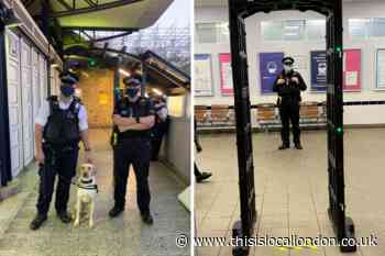 Police arrest seven at south east London train stations