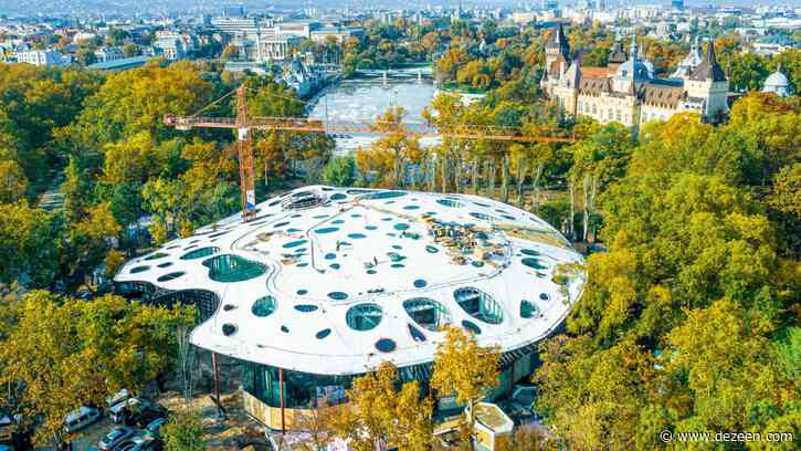 Sou Fujimoto's House of Hungarian Music nearing completion in Budapest