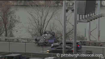 One Person Injured In Rollover Crash Along Parkway East