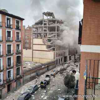 Zware ontploffing in gebouw in centrum van Madrid: minstens 2 doden