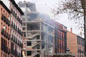 Madrid explosion: At least two dead after huge blast rips through building