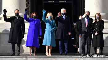 Obama to Harris as she arrives to inauguration: 'So proud of you'