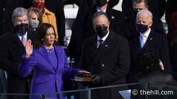 Harris takes historic oath as vice president