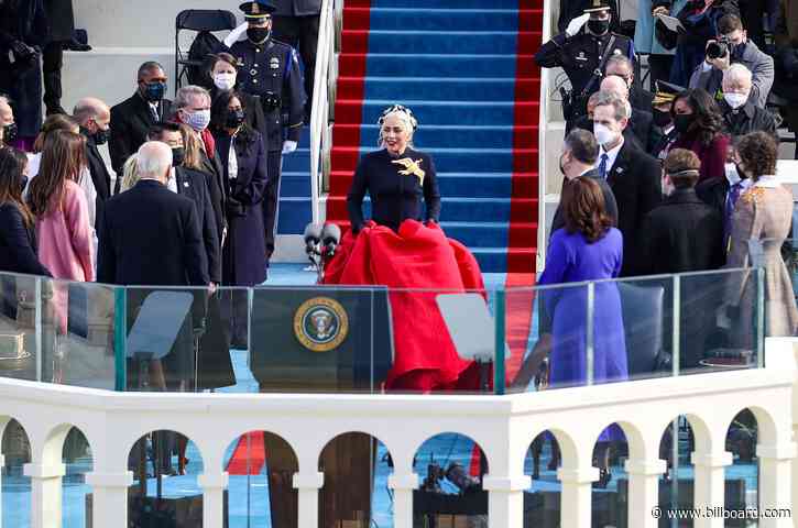 The Internet Had Lots of Thoughts About Lady Gaga’s ‘Hunger Games’-Style Inaugural Outfit