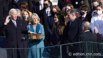 Joe Biden is sworn in as the 46th President. Vice President Kamala Harris makes history.