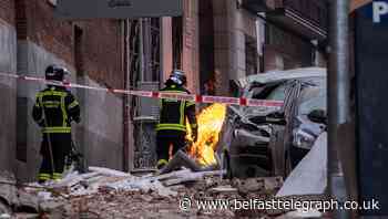 Three killed as gas explosion rips through Madrid building