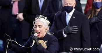 Inauguration: Watch Lady Gaga's emotional rendition of national anthem     - CNET