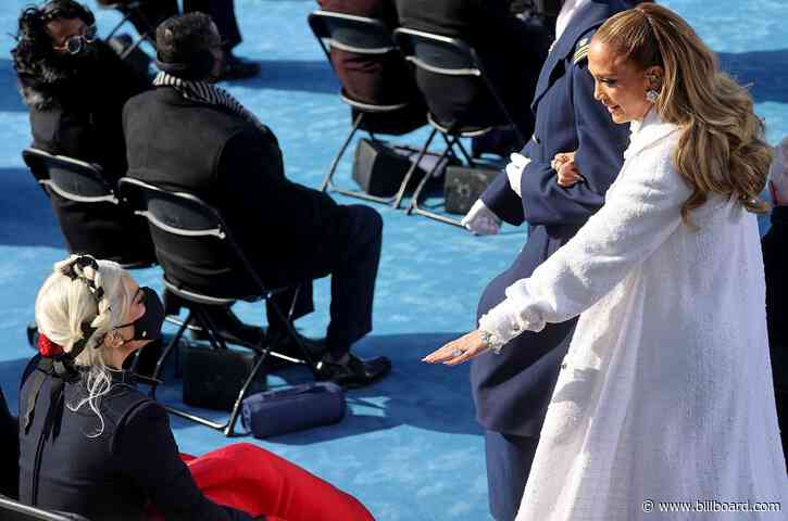 Lady Gaga & Jennifer Lopez Share Behind-the-Scenes Pics From Biden & Harris Inauguration