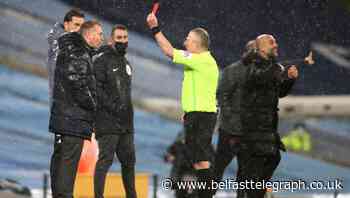 Dean Smith rages after decisions go against Aston Villa at Manchester City