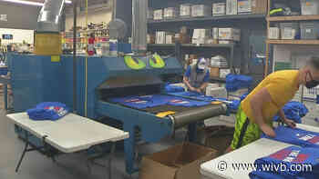 Buffalo Bills fans buy up t-shirts, hot off the printing press