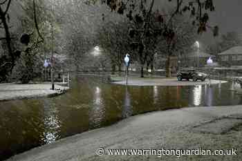 12 remarkable pictures as snow hits flooded Warrington