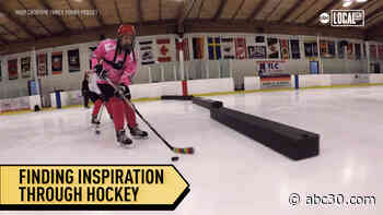 LA Kings help out with ice hockey mentoring program for girls