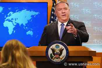 The Latest: Pompeo Ethos Sign Removed From State Dept. Lobby