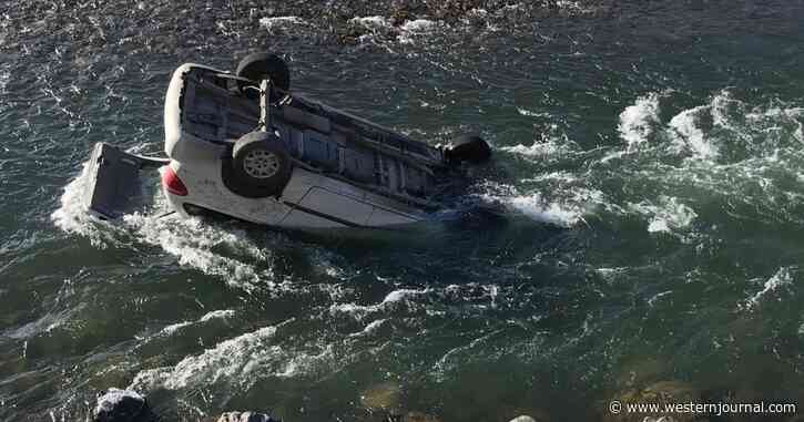 Highway Patrolman Sees Bone-Chilling Scene, Immediately Plunges Into Freezing River