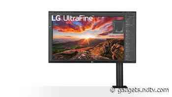 LG 32UN880-B UltraFine Display Ergo 4K Monitor With Ergonomic Stand, HDR10 Support Launched in India
