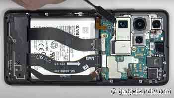 Samsung Galaxy S21 Ultra Teardown Video Reveals Difficulty in Replacing Battery and Display