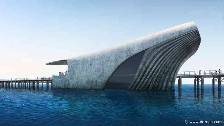 Australian marine observatory by Baca Architects will resemble a whale emerging from water