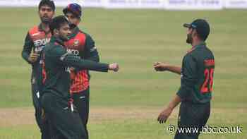 Bangladesh v West Indies: Shakib Al Hasan stars with 4-8 in first game after ban