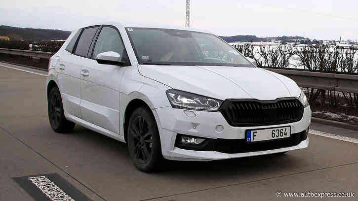 New Skoda Fabia spied in production panelling for first time