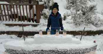 Titanic fans around the world in awe of schoolboy's snow sculpture