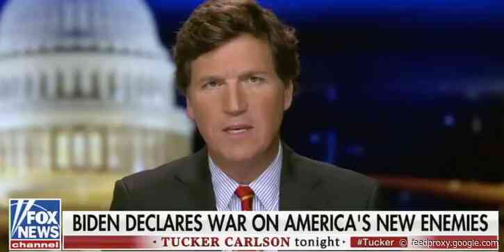 Tucker Carlson stressed about Biden's war on white supremacy and Sean Hannity renewed attacks on Hunter in a first wave of Fox News attacks on the new administration